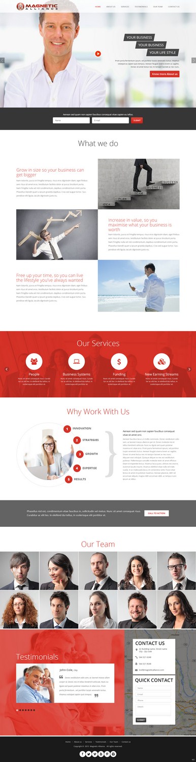 Web-Design von pb für Magnetic Alliance Pty Ltd | Design #6240432