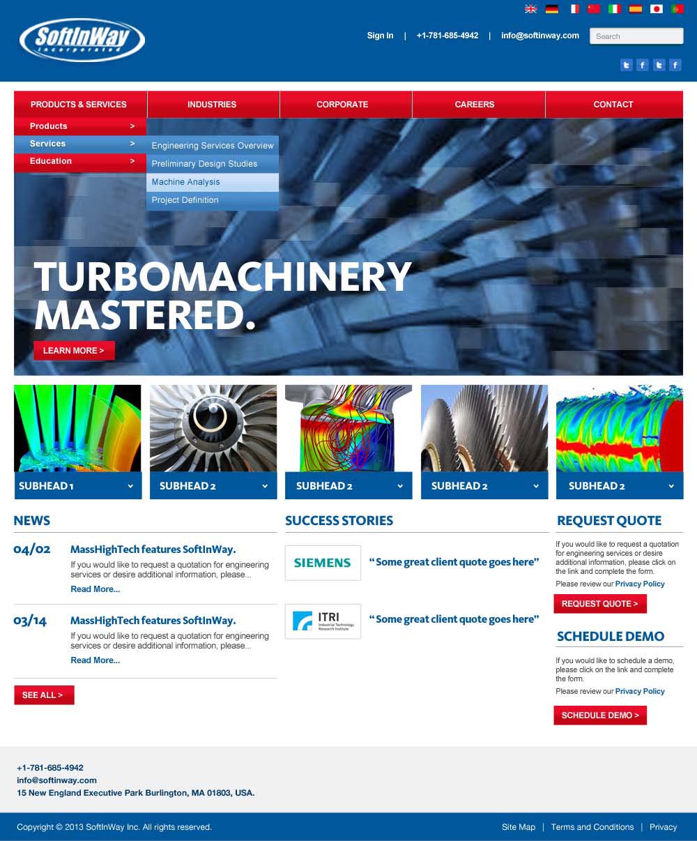 Web Design by masher for this project | Design #1662248