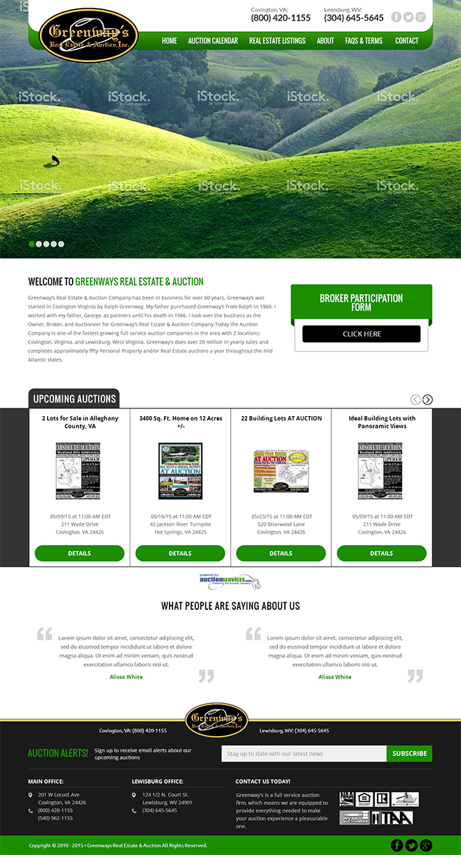 Web Design by RupalTechno for AuctionServices.com, Inc. | Design #6081269