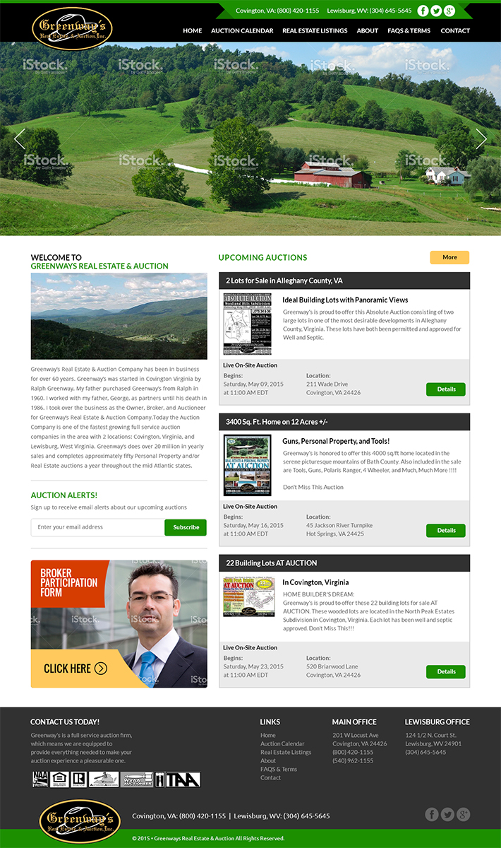 Web Design by RupalTechno for AuctionServices.com, Inc. | Design #6082385