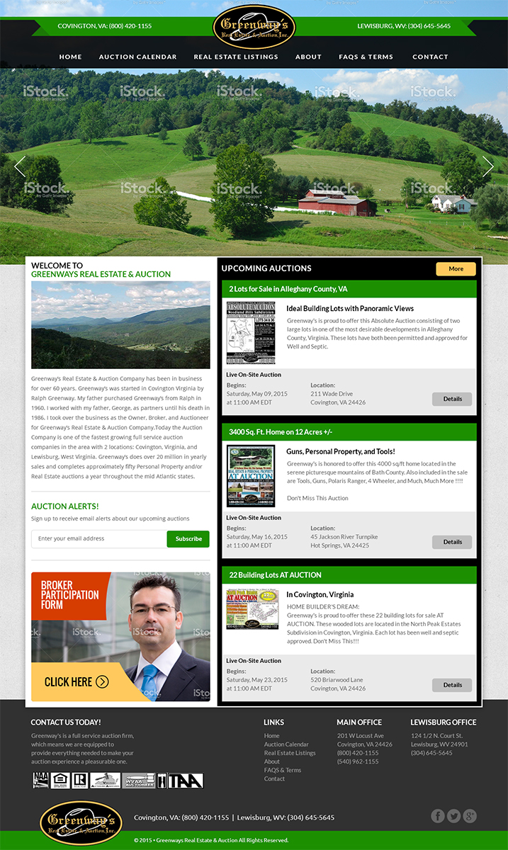 Web Design by RupalTechno for AuctionServices.com, Inc. | Design #6082677