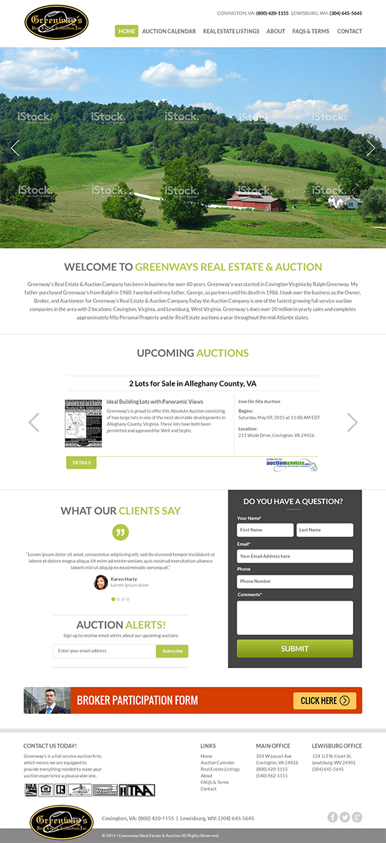 Web Design by RupalTechno for AuctionServices.com, Inc. | Design #6083704