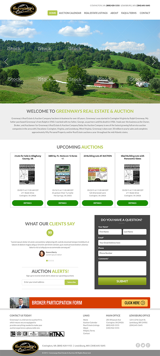 Web Design by RupalTechno for AuctionServices.com, Inc. | Design #6083893