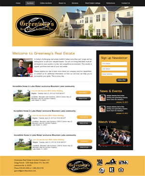 Web Design by webxvision for AuctionServices.com, Inc. | Design: #6083006