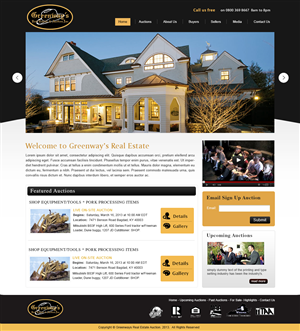 Web Design by webxvision for AuctionServices.com, Inc. | Design: #6083013