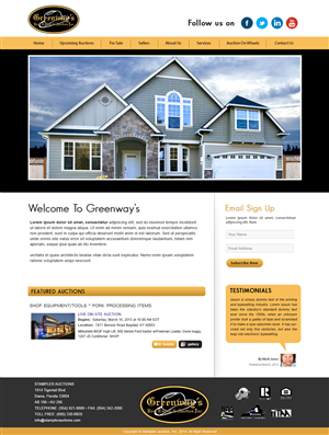 Web Design by webxvision for AuctionServices.com, Inc. | Design: #6083292
