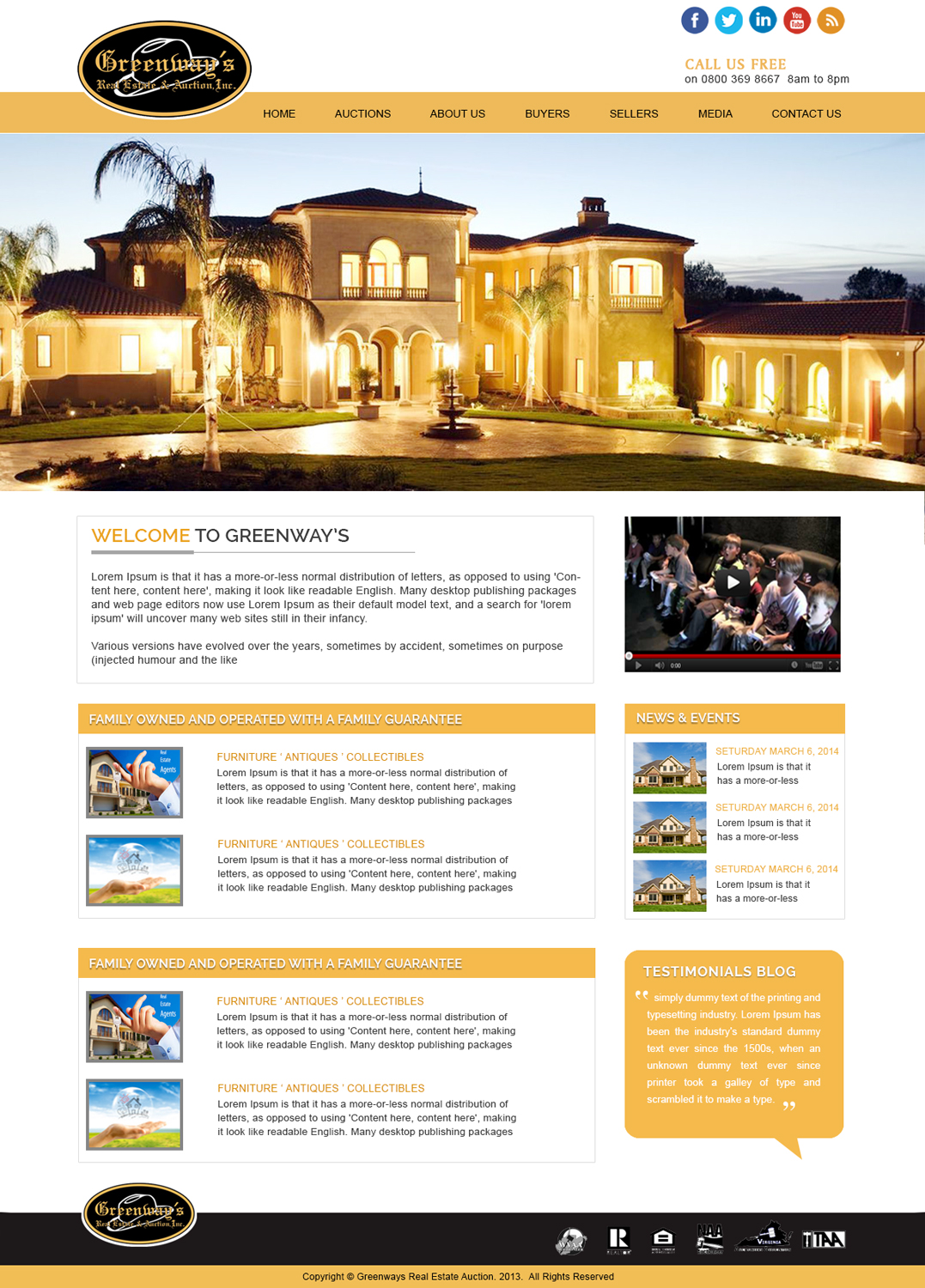 Web Design by webxvision for AuctionServices.com, Inc. | Design #6090755