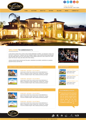 Web Design by webxvision for AuctionServices.com, Inc. | Design: #6090755