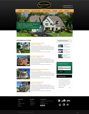 Web Design by pb for AuctionServices.com, Inc. | Design: #6074078