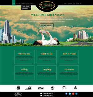 Diseño Web por Bright Star para AuctionServices.com, Inc. | Diseño: #6116888