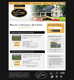 Diseño Web por Creative X Designs para AuctionServices.com, Inc. | Diseño: #6072017