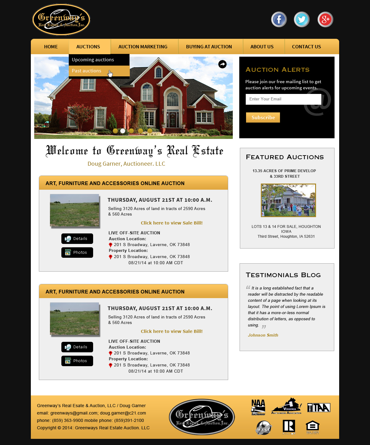Web Design by Creative X Designs for AuctionServices.com, Inc. | Design #6072071