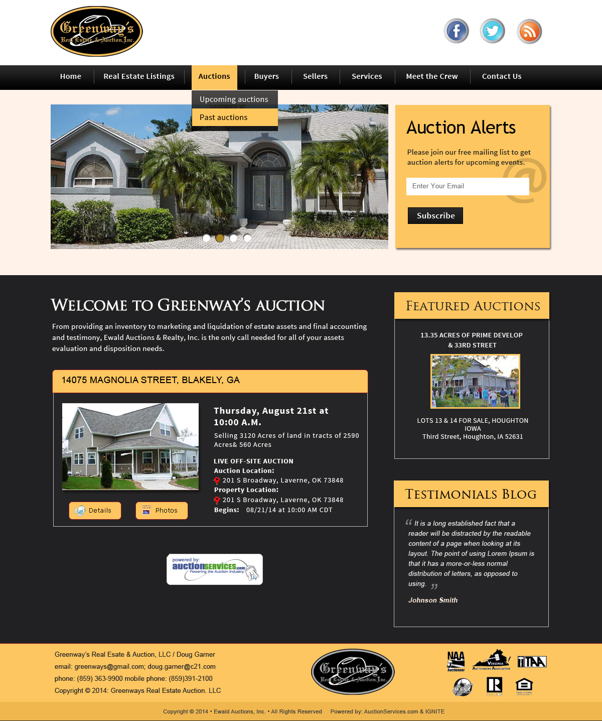 Web Design by Creative X Designs for AuctionServices.com, Inc. | Design #6074602