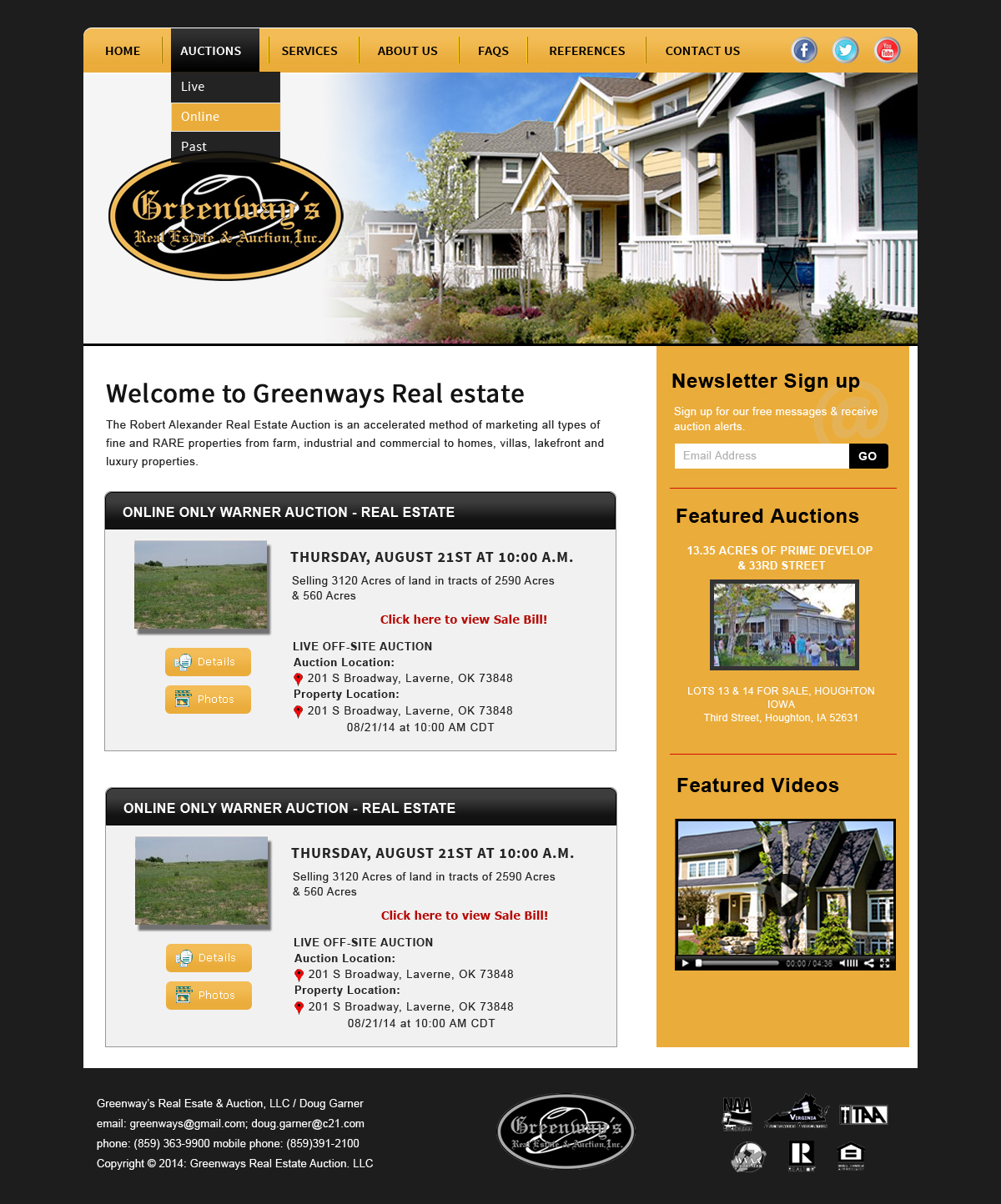 Web Design by Creative X Designs for AuctionServices.com, Inc. | Design #6074683