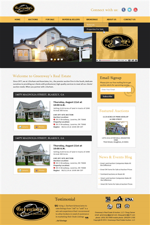 Web Design by Creative X Designs for AuctionServices.com, Inc. | Design: #6077316