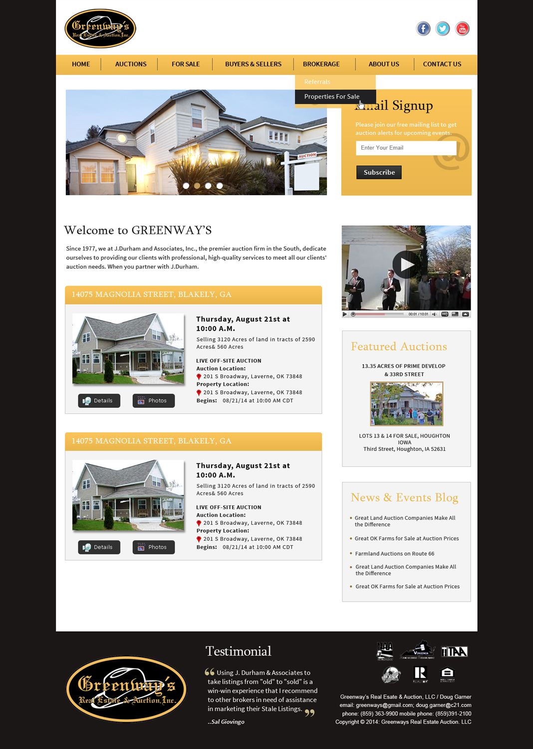 Web Design by Creative X Designs for AuctionServices.com, Inc. | Design #6077448