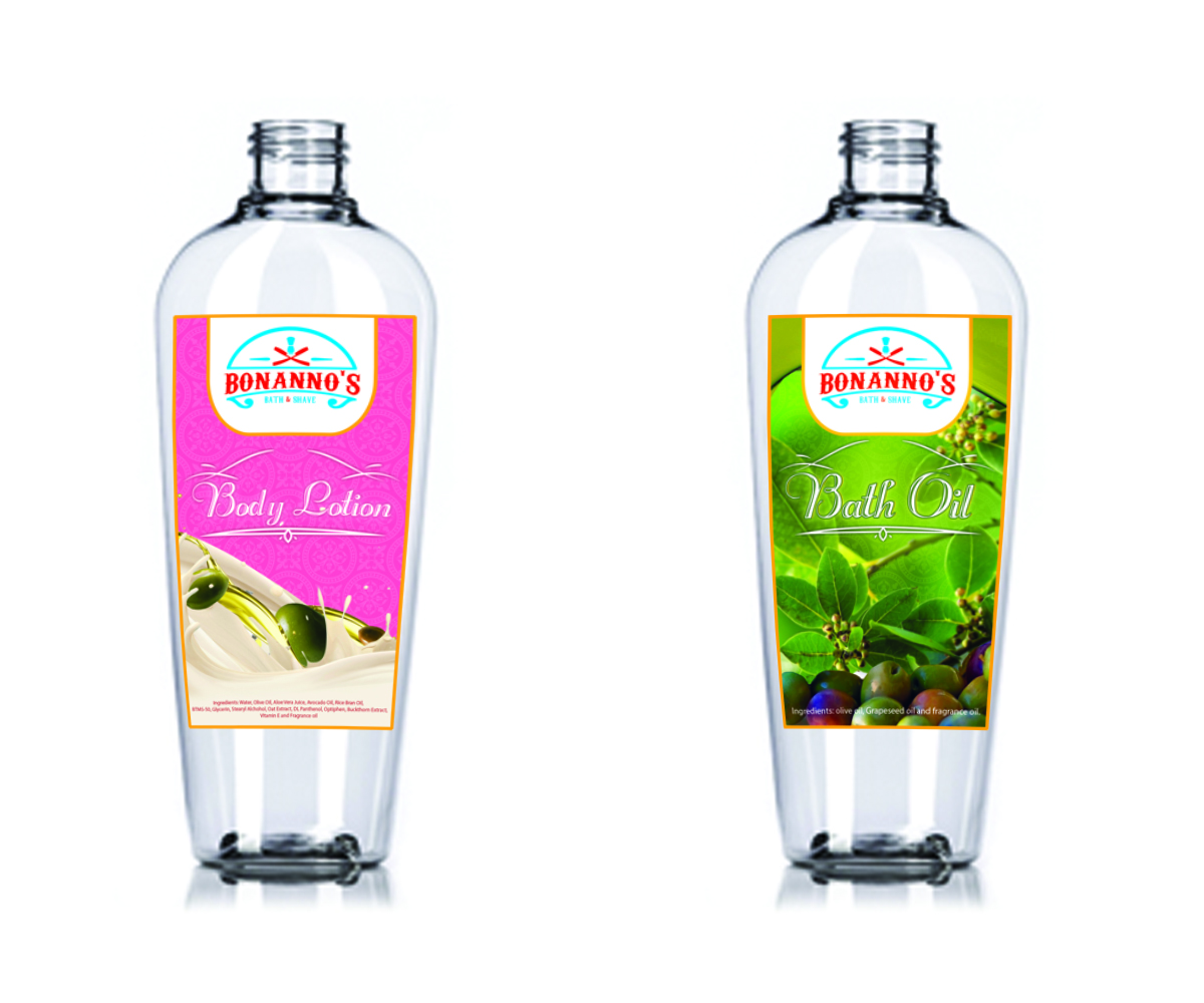 Label Design by K'2 for Bonanno''s Bath & Shave | Design #6126285