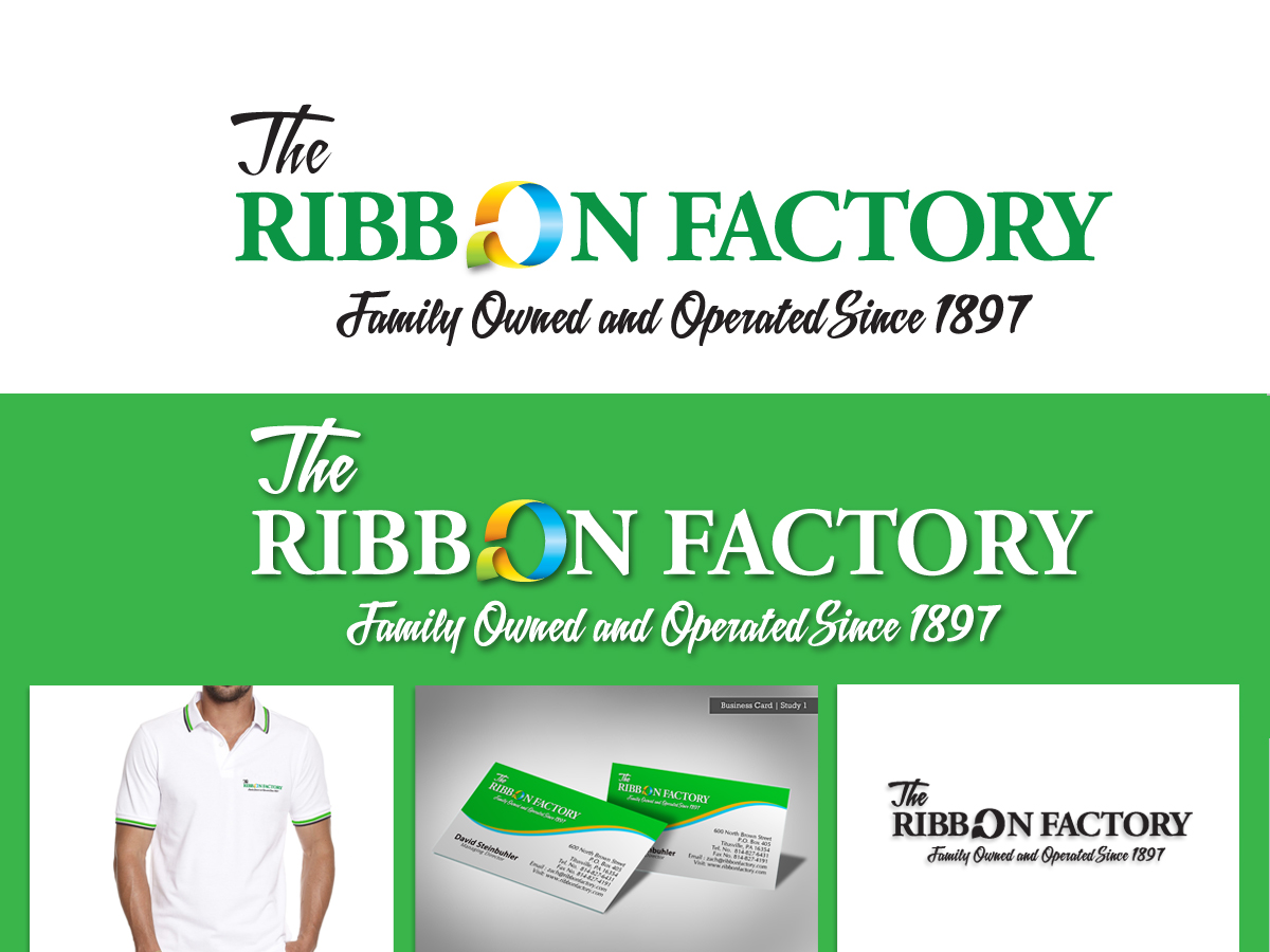 Logo-Design von Texel für The Ribbon Factory Outlet | Design #6067444
