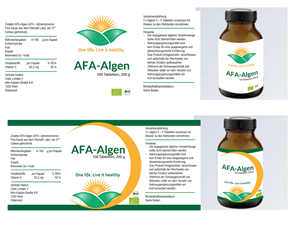 Contest - label design for a health related product with 4 color variations | Graphic Design by Soula Vetter