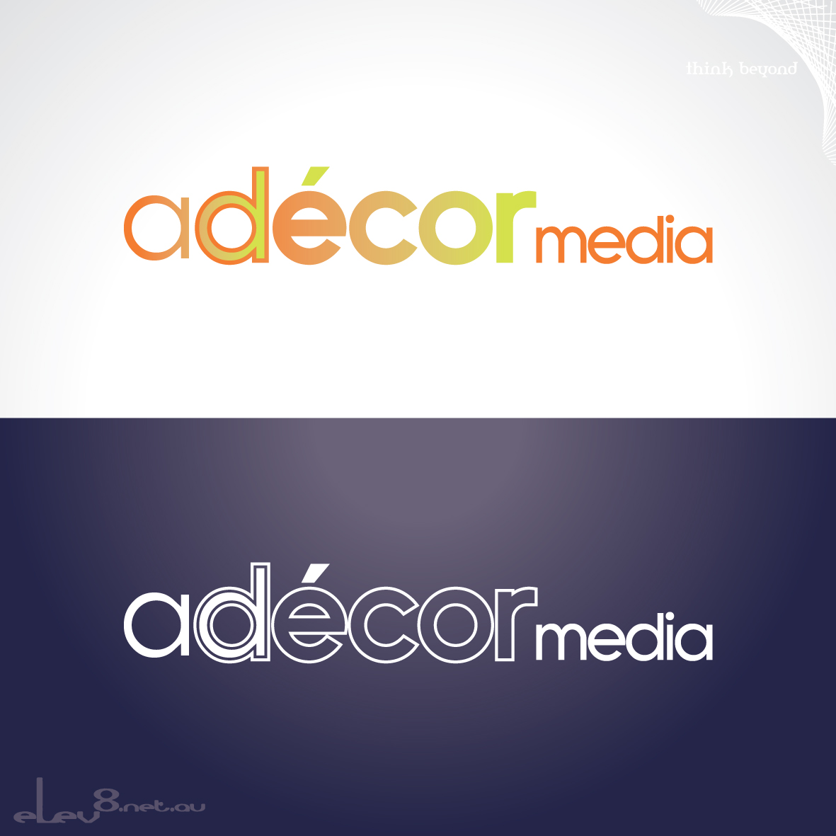 Logo Design by elev8.net.au for Adécor Media | Design #9377