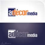 Diseño de Logo por elev8.net.au para Adécor Media | Diseño #9381