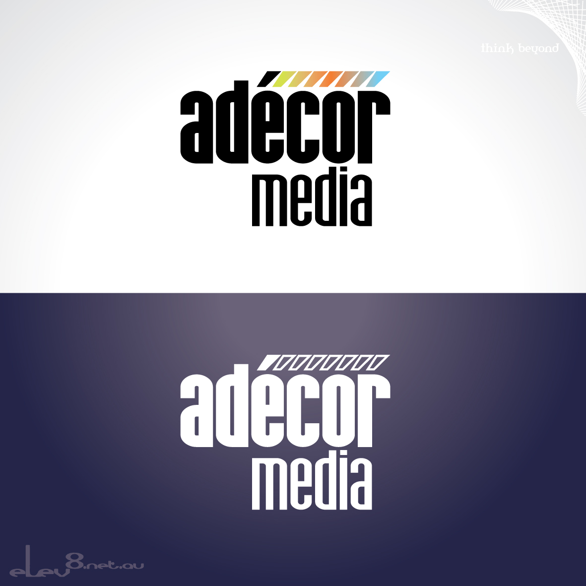 Logo Design by elev8.net.au for Adécor Media | Design #9382
