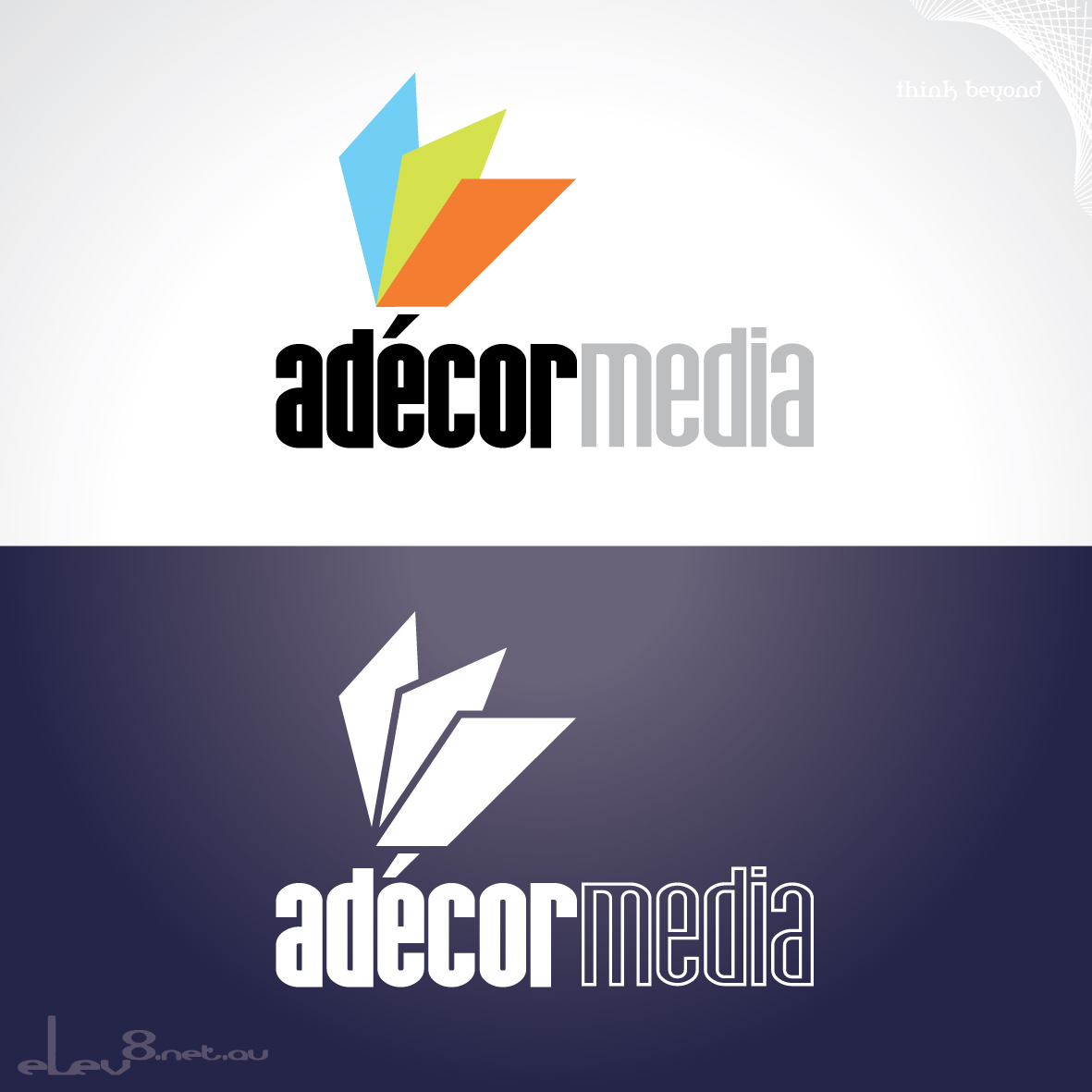 Logo Design by elev8.net.au for Adécor Media | Design #9384