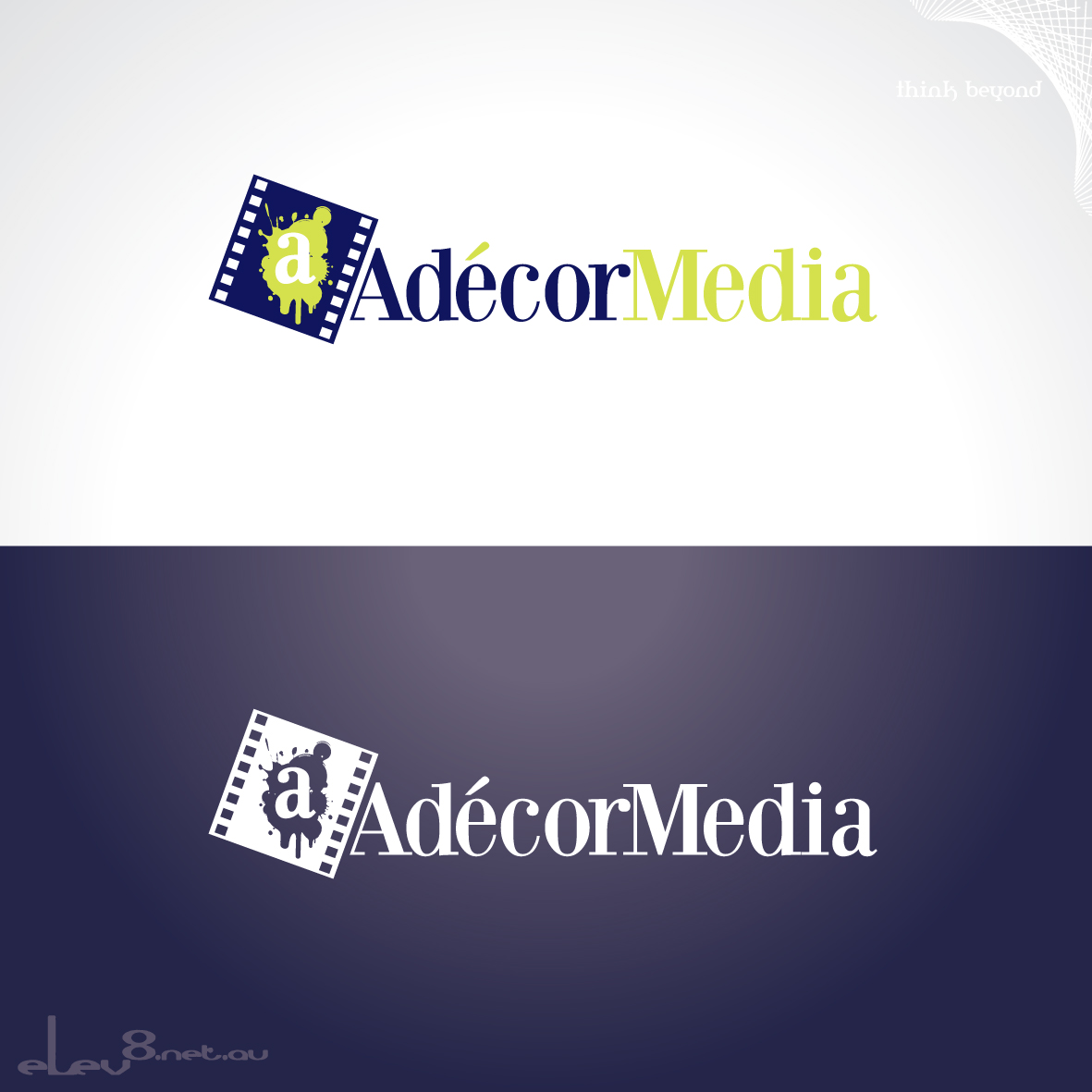 Logo Design by elev8.net.au for Adécor Media | Design #9386
