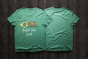 T-shirt Design by Daniel Benitez for Brazilian Cali Grill LLC | Design: #6098070