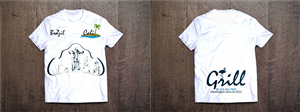 T-shirt Design by AFHUN for Brazilian Cali Grill LLC | Design: #6119369