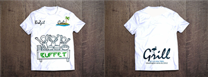 T-shirt Design by AFHUN for Brazilian Cali Grill LLC | Design: #6119373
