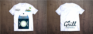 T-shirt Design by AFHUN for Brazilian Cali Grill LLC | Design: #6119377