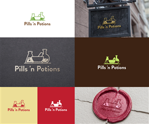 Pills 'n Potions | Logo Design by Greedin
