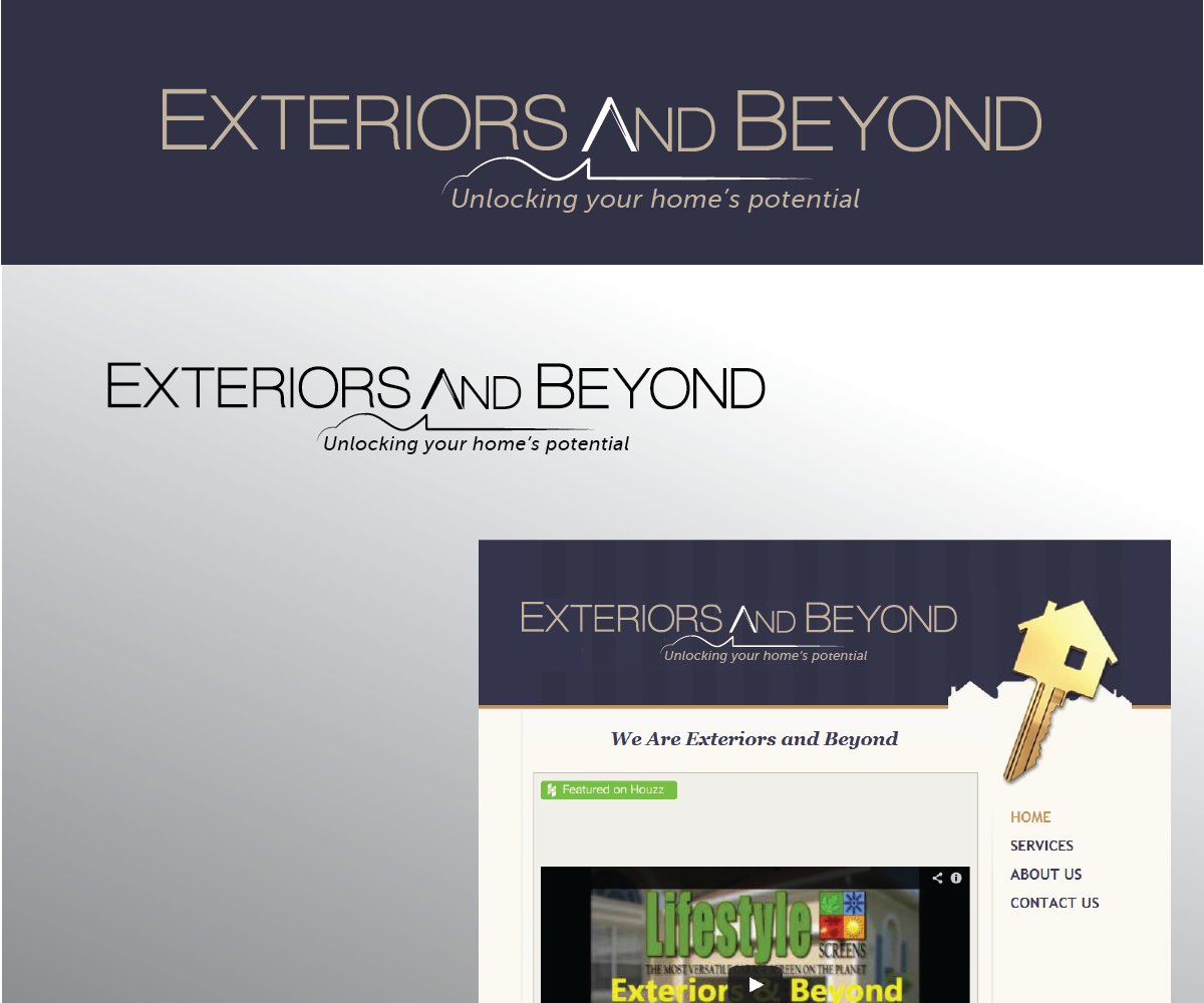 Logo Design by Meow Mix for Exteriors and Beyond | Design #1650659