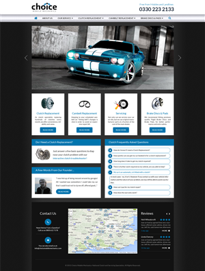 Web Design by Advent Innovative for Choice Mobile Mechanics Ltd | Design: #6162835