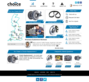 Web Design by Ved Web Services for Choice Mobile Mechanics Ltd | Design: #6156577