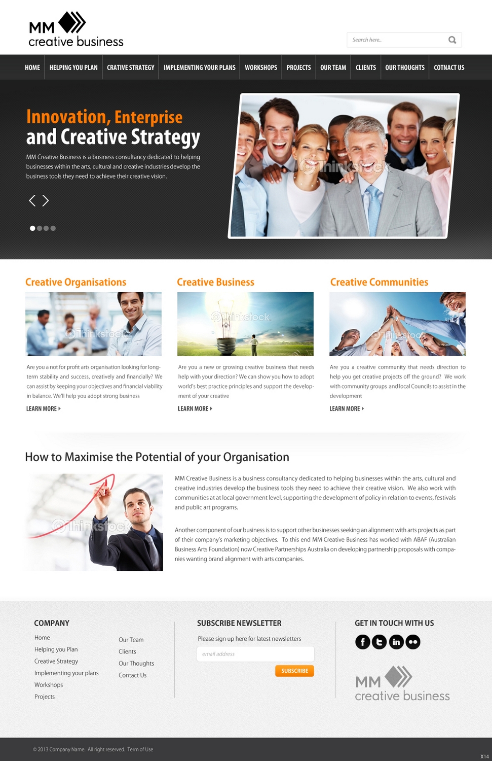 WordPress-Design von pb für MM Creative Business | Design #1637090