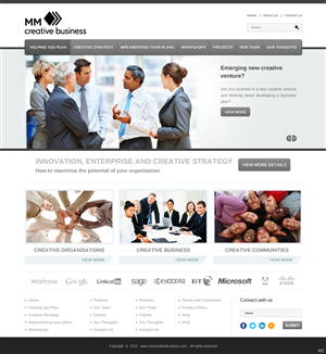 Wordpress Design by pb for MM Creative Business | Design: #1637093