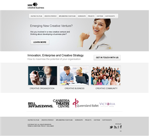 Wordpress Design by pb for MM Creative Business | Design: #1641295