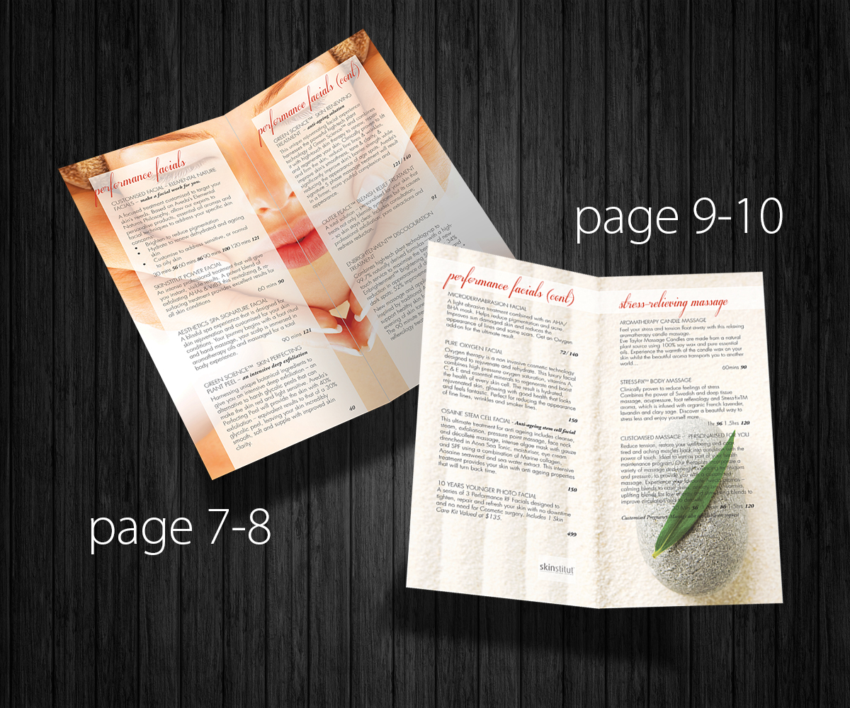 Brochure Design by Boss Designs for aesthetics salon  spa | Design #1695963