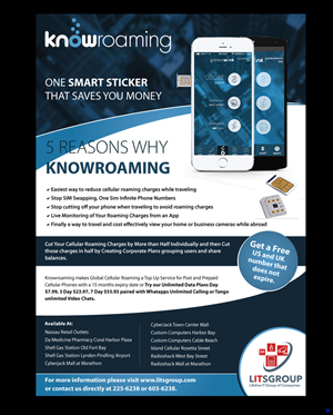 Diseño de Flyer por uniquedesign10 para Litsgroup "Lifeline IT Group of Companies" | Diseño: #6076323