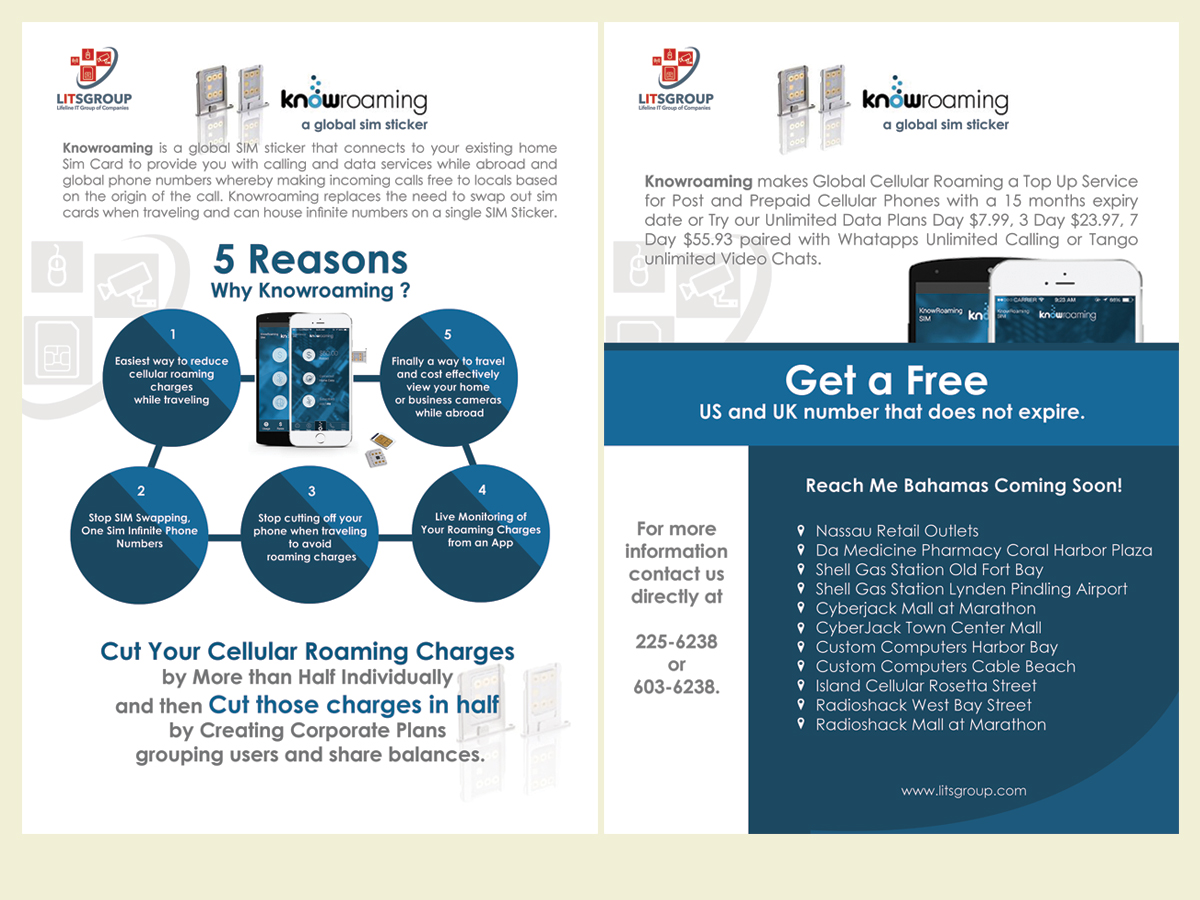 Flyer Design by LeonFX for Litsgroup "Lifeline IT Group of Companies" | Design #6079055