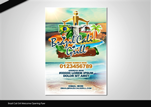 Flyer Design by disign for Brazilian Cali Grill LLC | Design: #6108499