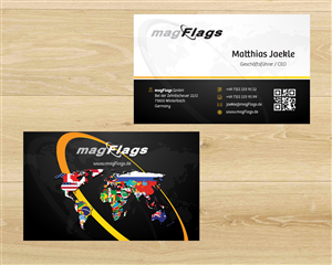 Business Card Design by mouallem zoheir for magFlags GmbH | Design: #6301652