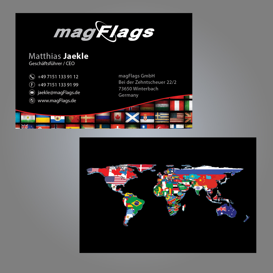 Design de Carte de Visite par vanillasky pour magFlags GmbH | Design #6269388