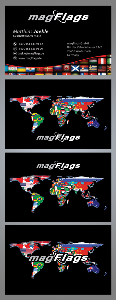 Business Card Design by vanillasky for magFlags GmbH | Design #6293142
