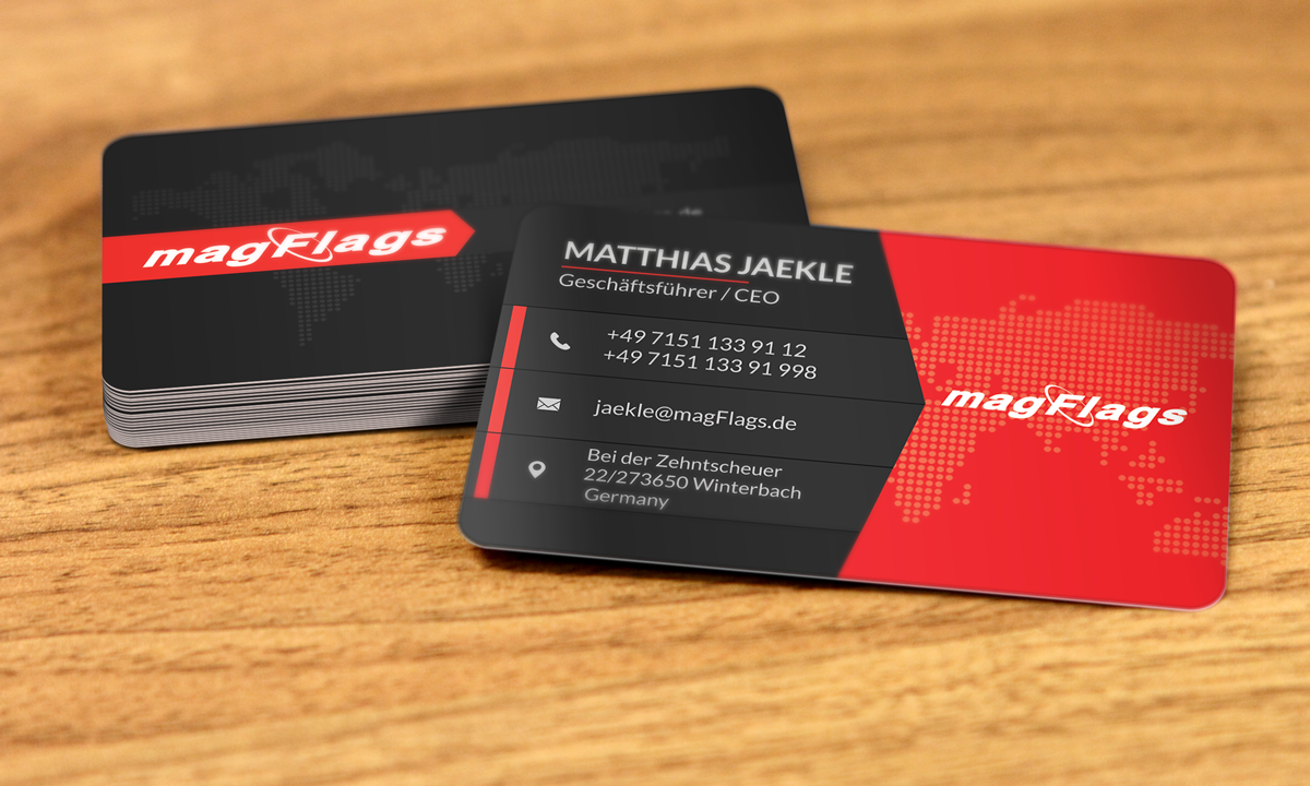 Business Card Design by kamran_shahid for magFlags GmbH | Design #6292450