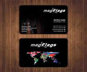 Business Card Design by Stylez Designz for magFlags GmbH | Design: #6307801