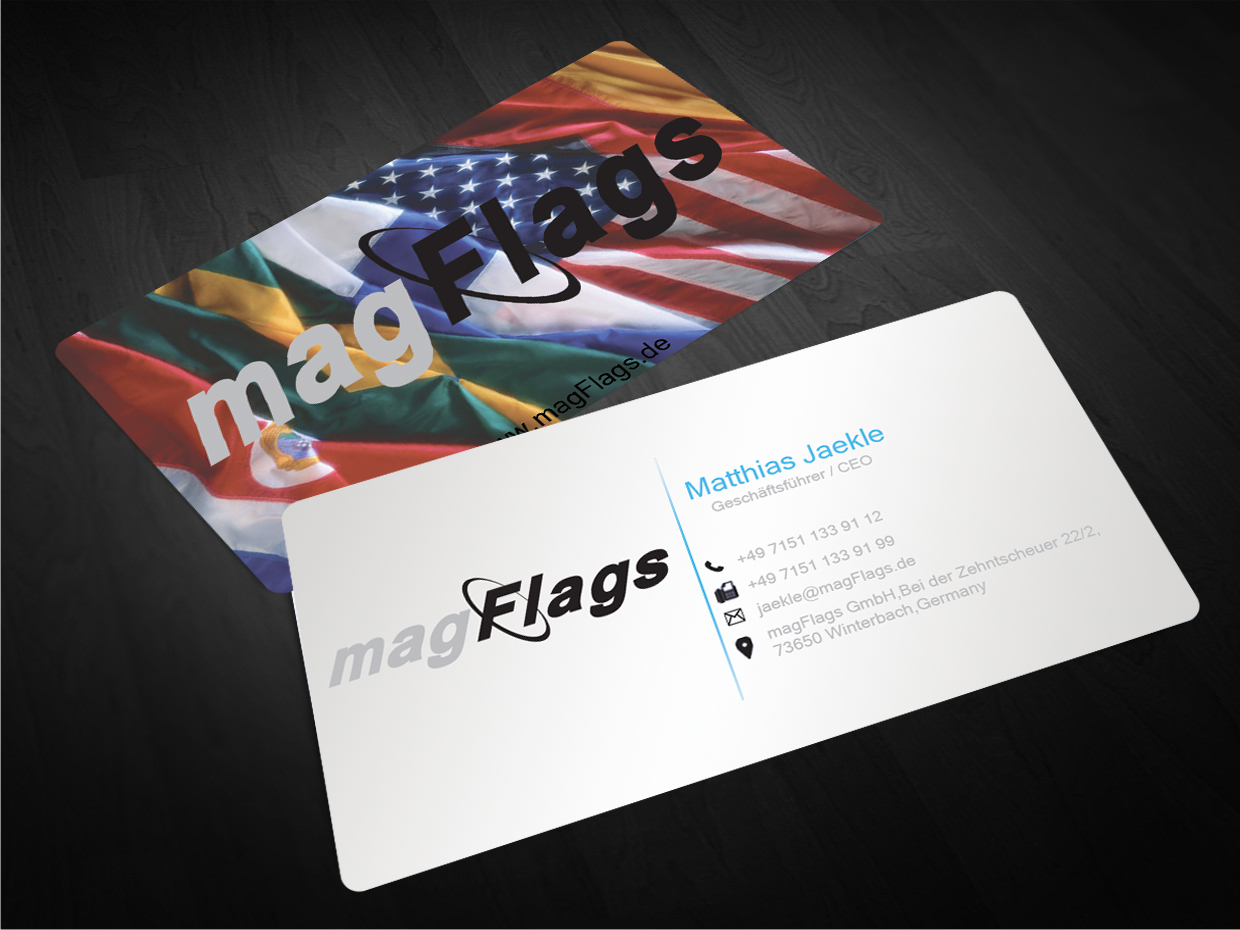 Business Card Design by EWS Webs for magFlags GmbH | Design #6297814