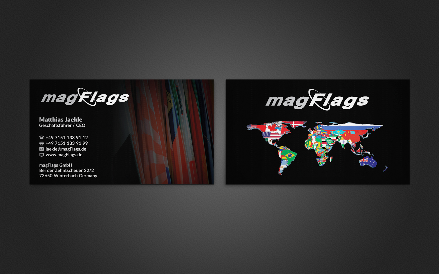 Diseño de Tarjeta de Presentación por 99dcfldc para magFlags GmbH | Diseño #6273320